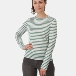 Womens Long Sleeve Striped T-Shirt