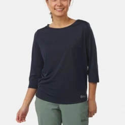 Jack Wolfskin Pack & Go 3/4 Tee Dames