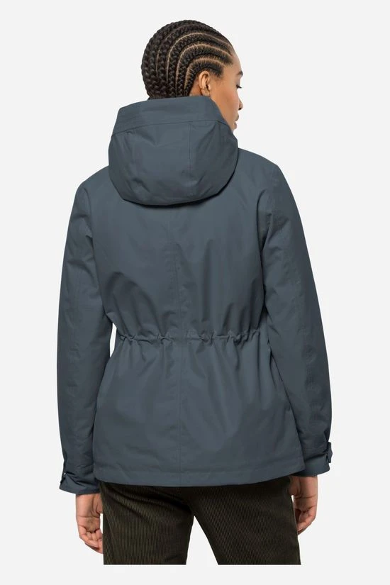 Jack Wolfskin Lake Louise Gevoerde Jas Dames 4 Jack Wolfskin Lake Louise Gevoerde Jas Dames - Afbeelding 2