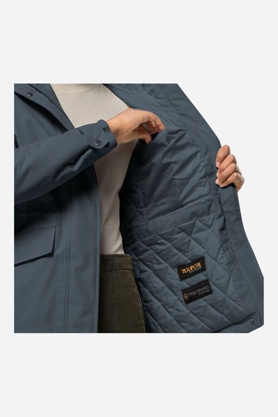 Jack Wolfskin Lake Louise Gevoerde Jas Dames 7 Jack Wolfskin Lake Louise Gevoerde Jas Dames - Afbeelding 5