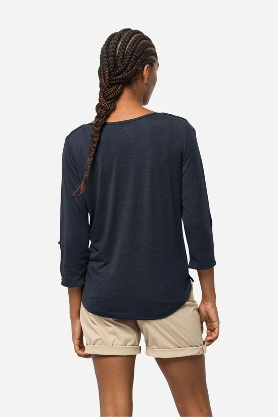 Jack Wolfskin Coral Coast 3/4 Tee Dames 4 Jack Wolfskin Coral Coast 3/4 Tee Dames - Afbeelding 2